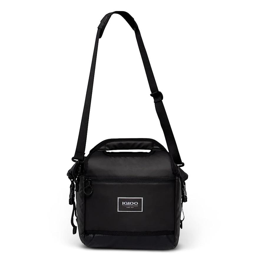 IGLOO PURSUIT 16-CAN PORTABLE LUNCH BOX BAG COOLER WITH PADDED STRAP, BLACK | igloo | 03