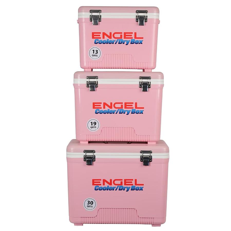 ENGEL UC13 13QT LEAK-PROOF, AIR TIGHT, DRYBOX COOLER AND SMALL HARD SHELL LUNCHBOX FOR MEN AND WOMEN IN PINL |  | 02