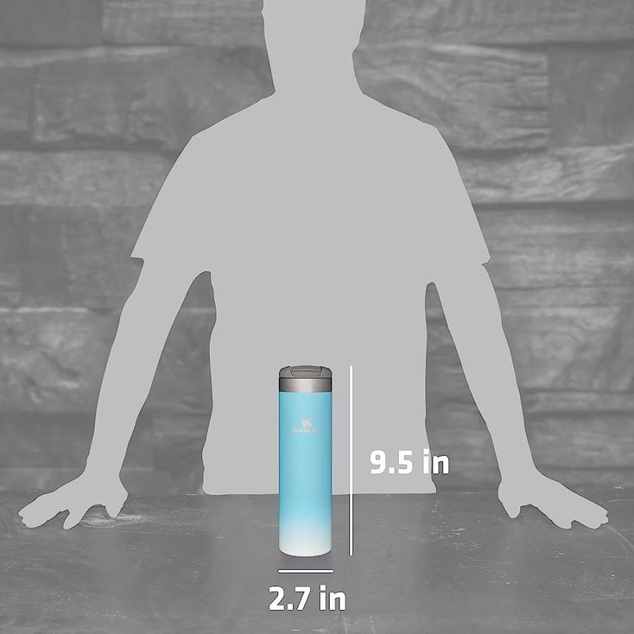 STANLEY AEROLIGHT TRANSIT BOTTLE, VACUUM INSULATED TUMBLER FOR COFFEE, TEA AND DRINKS WITH ULTRA-LIGHT STAINLESS STEEL | STANLEY | 05