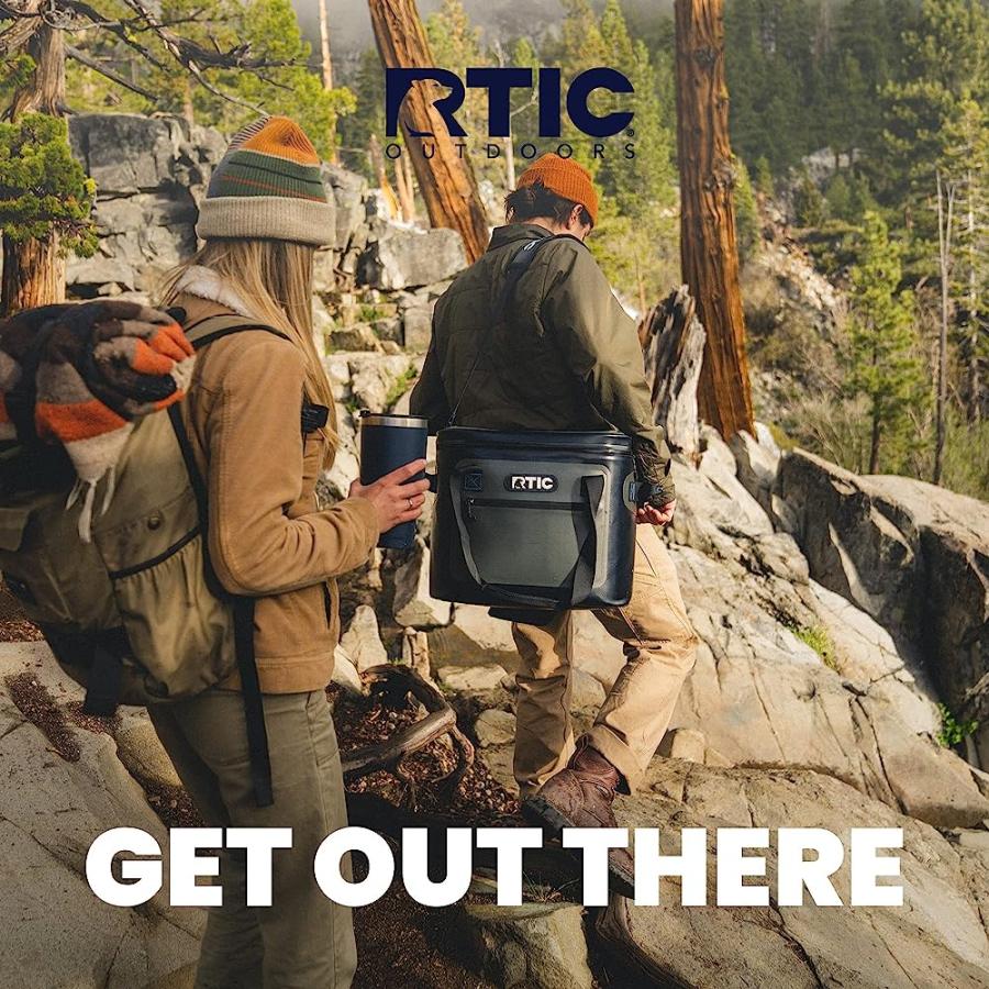 RTIC 20 OZ INSULATED TUMBLER STAINLESS STEEL COFFEE TRAVEL MUG WITH LID, SPILL PROOF, HOT BEVERAGE AND COLD, PORTABLE THERMAL CUP FOR CAR, CAMPIN |  | 03