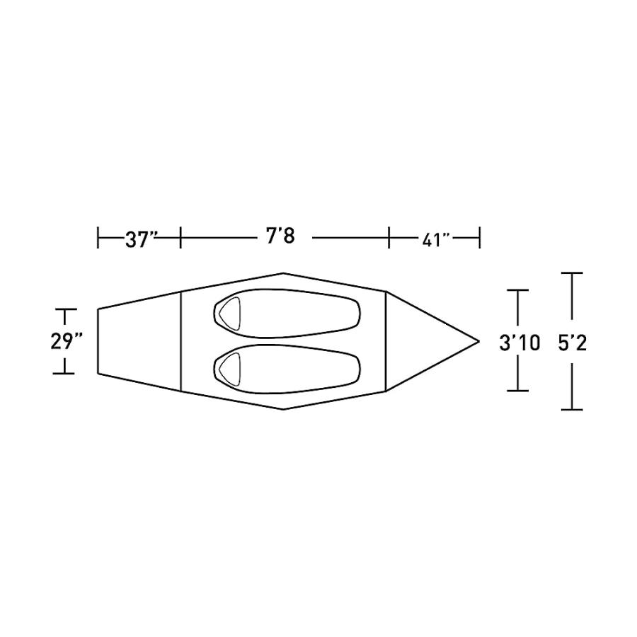 ALPS MOUNTAINEERING TASMANIAN 2 PERSON - ORANGE/GRAY | ALPS MOUNTAINEERING | 08