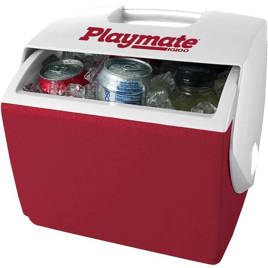 IGLOO RED/WHITE, PLAYMATE PAL 7 QUART PERSONAL SIZED COOLER, 11.75 X 8.25 X 12-INCH, 7 QT | igloo | 02