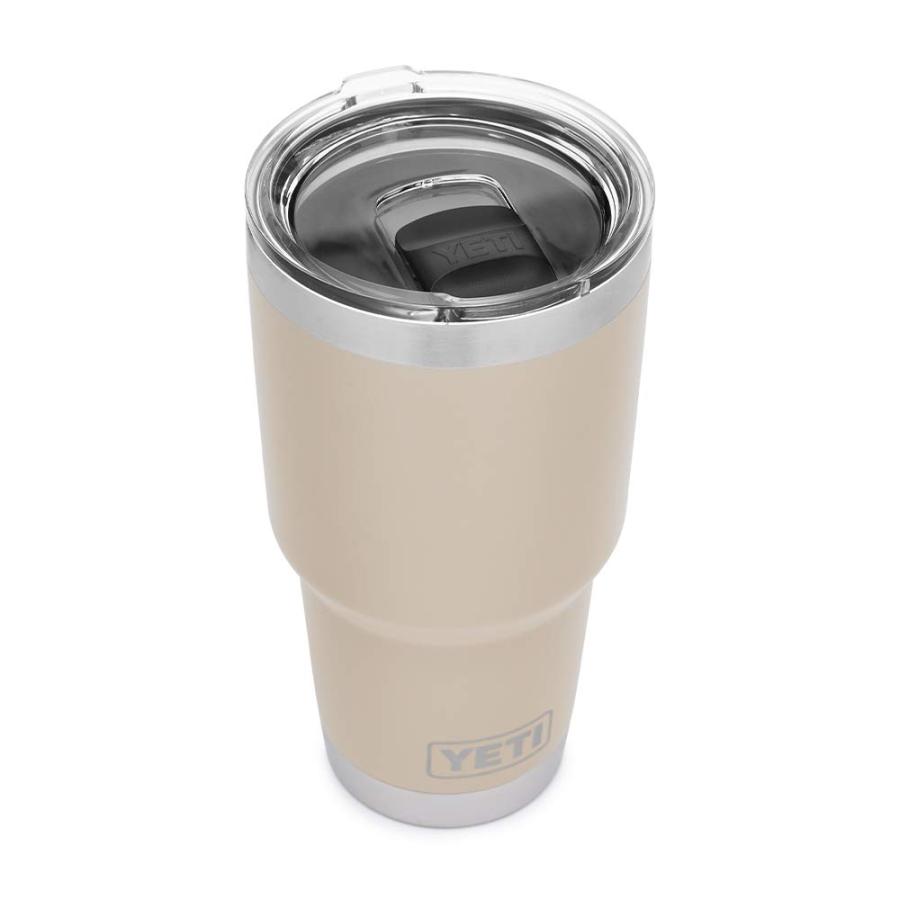 YETI Rambler 30オンス タンブラー マグスライダー蓋付き 真空断熱 ステンレス製、サンド | YETI
