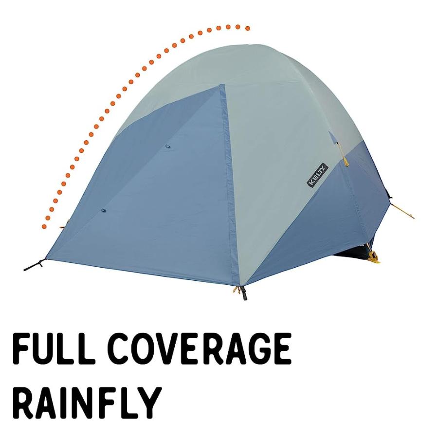 KELTY DISCOVERY ELEMENT CAMPING TENT, 4 OR 6 PERSON STORM WORTHY CAMPSITE SHELTER, FIBERGLASS POLES, PRE-ATTACHED GUYLINES, STUFF SACK INCLUDED ( | KELTY | 02