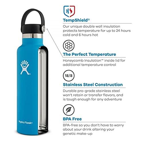 HYDRO FLASK WATER BOTTLE - STANDARD MOUTH FLEX LID - 21 OZ, WATERMELON | HYDRO FLASK | 01
