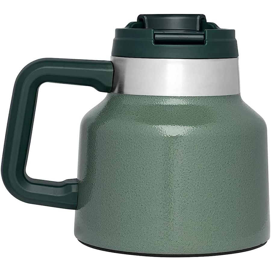 STANLEY 10-02873-037 THE TOUGH-TO-TIP ADMIRAL'S MUG HAMMERTONE GREEN 20OZ / .59L | STANLEY | 01