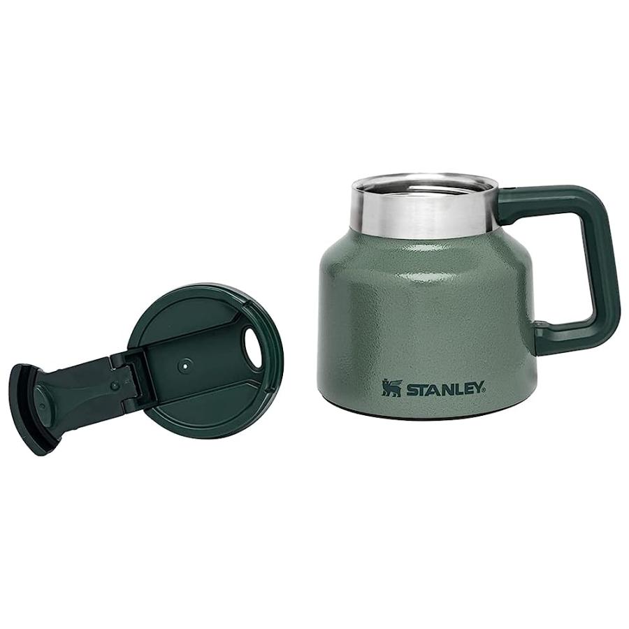 STANLEY 10-02873-037 THE TOUGH-TO-TIP ADMIRAL'S MUG HAMMERTONE GREEN 20OZ / .59L | STANLEY | 02