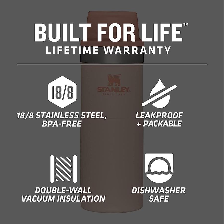 STANLEY CLASSIC THE TRIGGER-ACTION TRAVEL MUG 16OZ LIMESTONE | STANLEY | 03