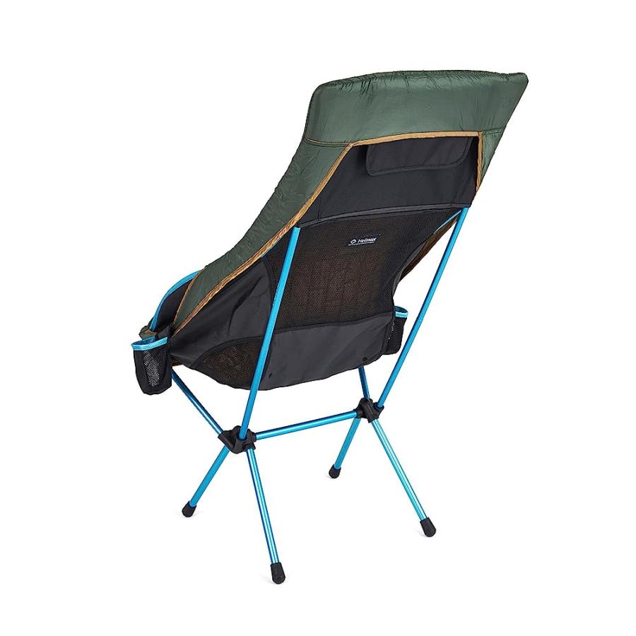 HELINOX SEAT WARMER INSULATED FITTED CHAIR COVER, SAVANNA/PLAYA, COYOTE TAN/FOREST GREEN | Helinox | 02