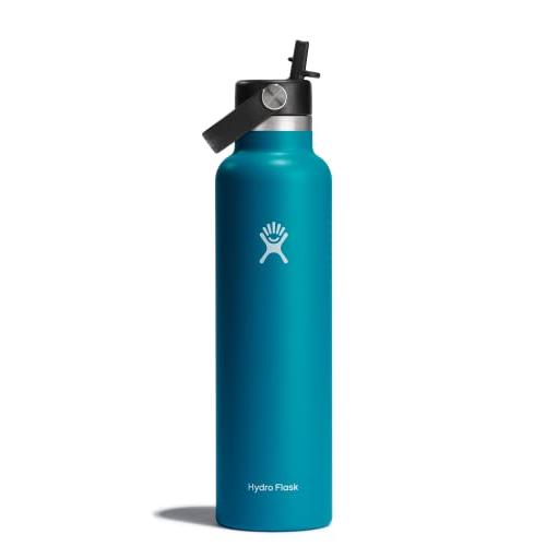 HYDRO FLASK 24 OZ STANDARD MOUTH WATER BOTTLE WITH FLEX CAP OR FLEX STRAW | HYDRO FLASK