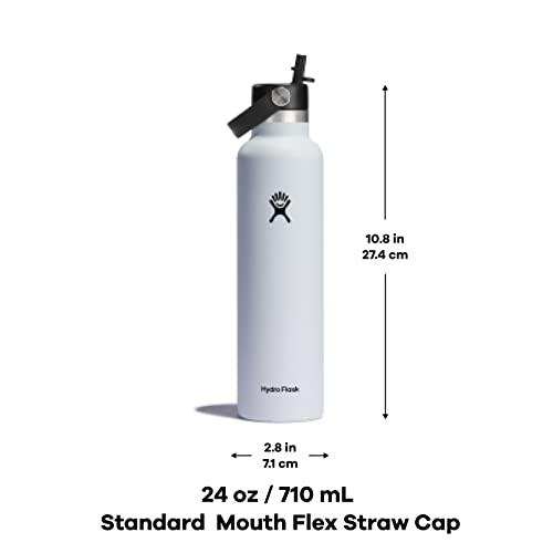 HYDRO FLASK 24 OZ STANDARD MOUTH WATER BOTTLE WITH FLEX CAP OR FLEX STRAW | HYDRO FLASK | 03