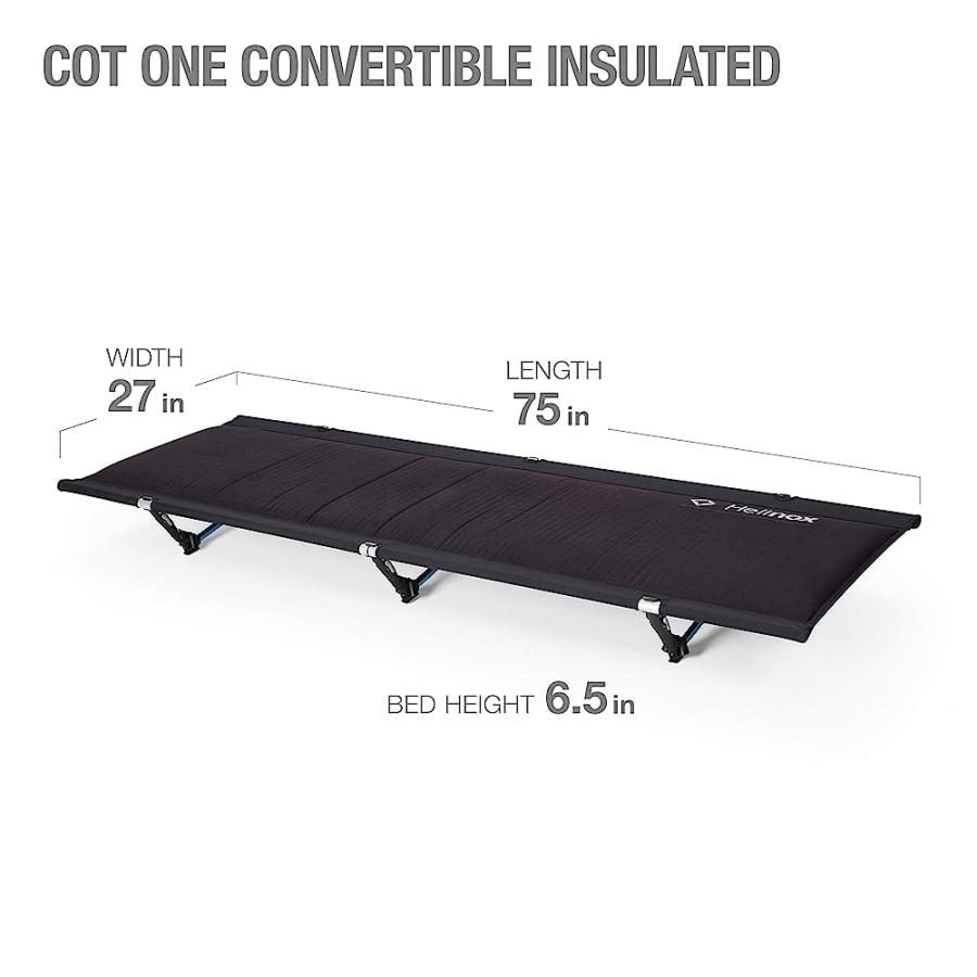 HELINOX COT ONE INSULATED LIGHTWEIGHT, COMPACT, COLLAPSIBLE, PORTABLE FOUR SEASON CAMPING COT (2022) | Helinox | 05