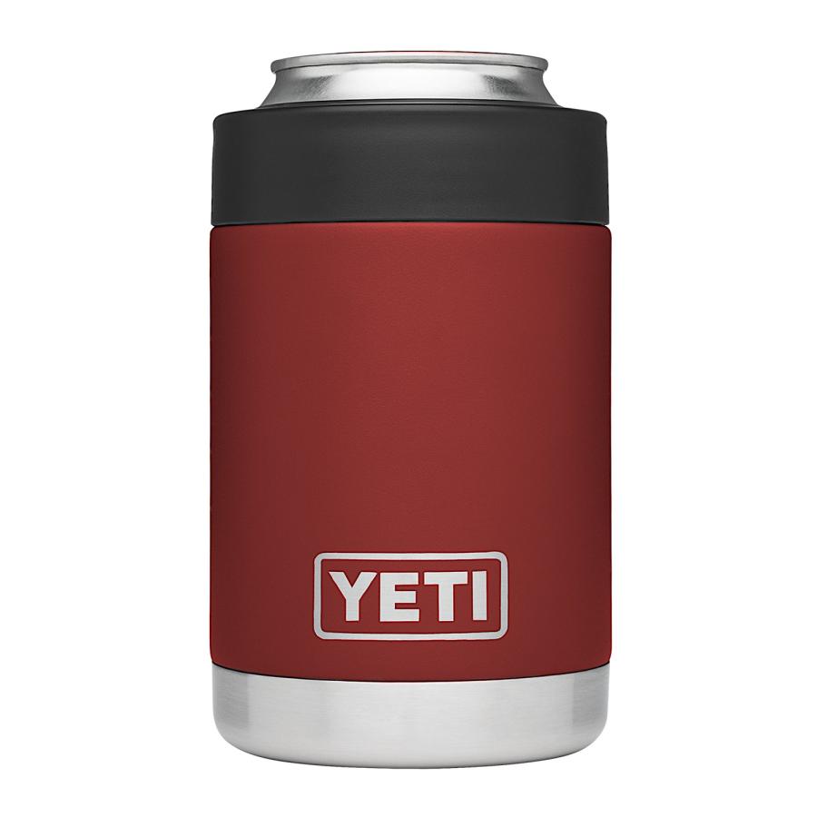 YETI Rambler 12オンス コルスター 缶クーラー:YETI 真空断熱 ステンレス製、ブリックレッド | YETI