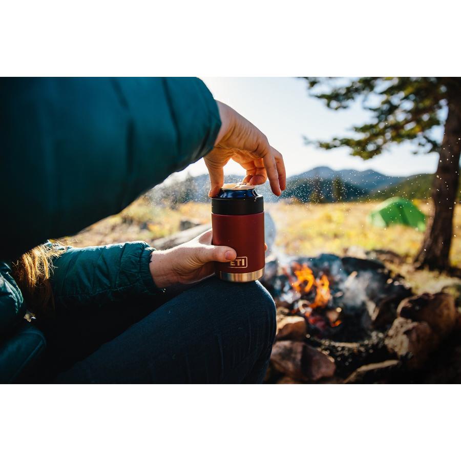 YETI Rambler 12オンス コルスター 缶クーラー:YETI 真空断熱 ステンレス製、ブリックレッド | YETI | 03