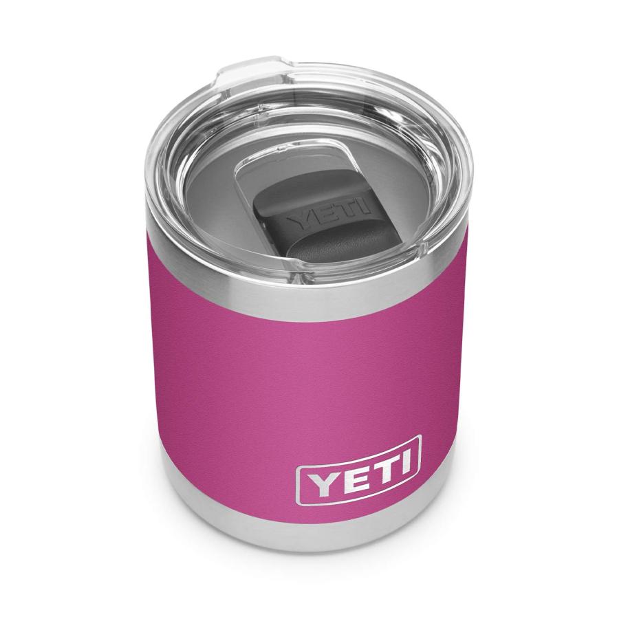 YETI Rambler 10オンス ローボール マグスライダー蓋付き 真空断熱 ステンレス製、プリックリーピアー | YETI