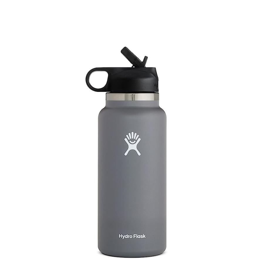 HYDRO FLASK 32 OZ WIDE MOUTH STRAW LID STONE | HYDRO FLASK