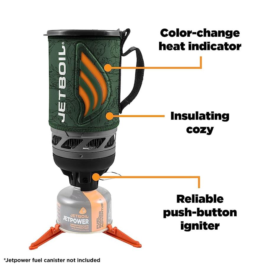 JETBOIL FLASH CAMPING AND BACKPACKING STOVE COOKING SYSTEM, WILD | JETBOIL | 03