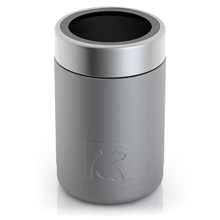 RTIC CAN COOLER INSULATED, BEER, BEVERAGE, SODA CAN COOLER WITH LID, STAINLESS STEEL METAL, DOUBLE WALL INSULATION COOZIE FOR CANS, SWEAT PROOF, |  | 01