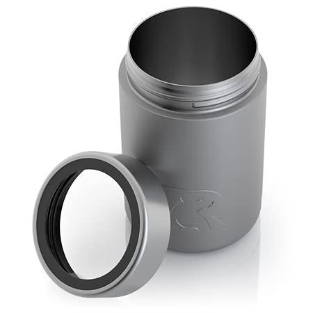 RTIC CAN COOLER INSULATED, BEER, BEVERAGE, SODA CAN COOLER WITH LID, STAINLESS STEEL METAL, DOUBLE WALL INSULATION COOZIE FOR CANS, SWEAT PROOF, |  | 05