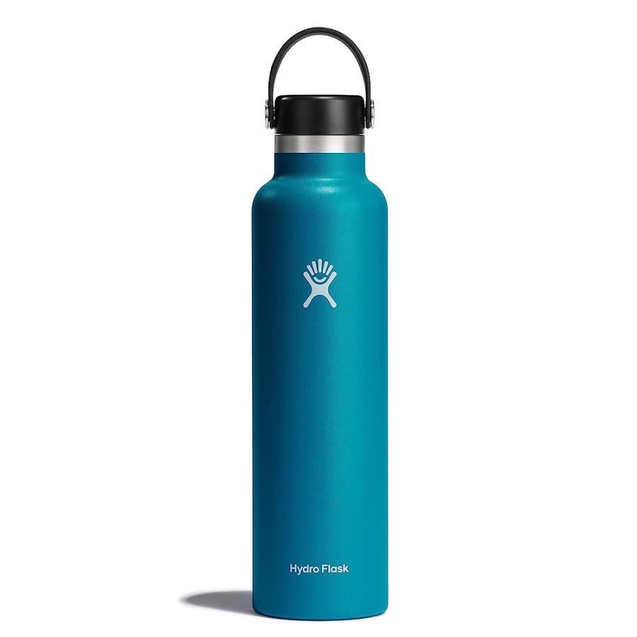 HYDRO FLASK 24 OZ STANDARD MOUTH WATER BOTTLE WITH FLEX CAP OR FLEX STRAW | HYDRO FLASK