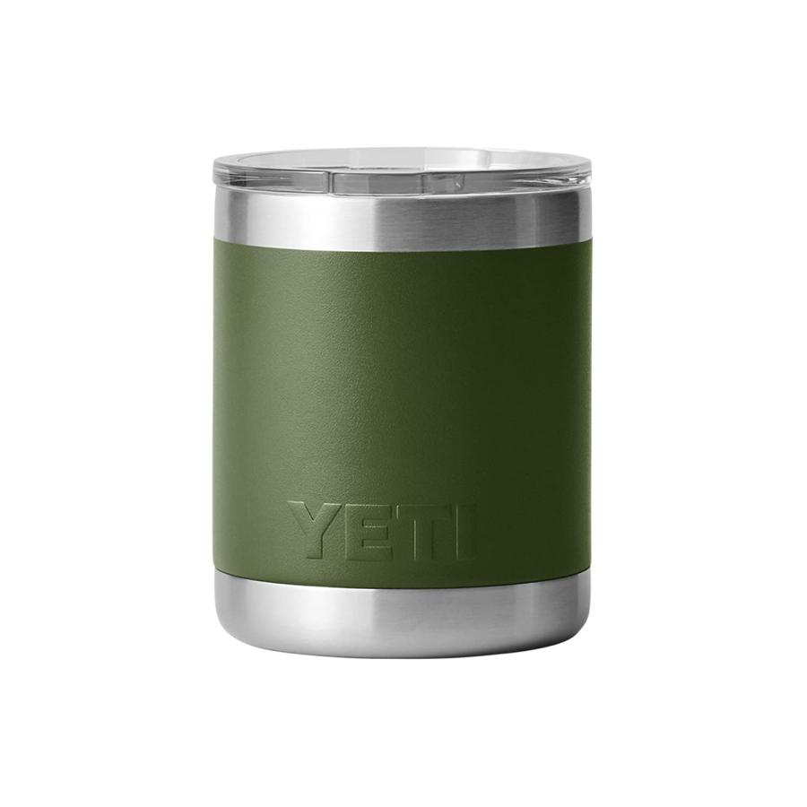 YETI Rambler 10オンス ローボール マグスライダー蓋付き 真空断熱 ステンレス製、ハイランズオリーブ | YETI | 04
