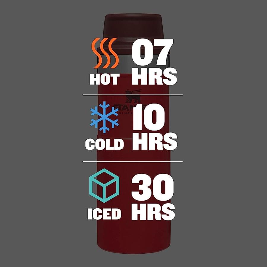 STANLEY TRIGGER-ACTION TRAVEL MUG 16OZ LAVA | STANLEY | 04