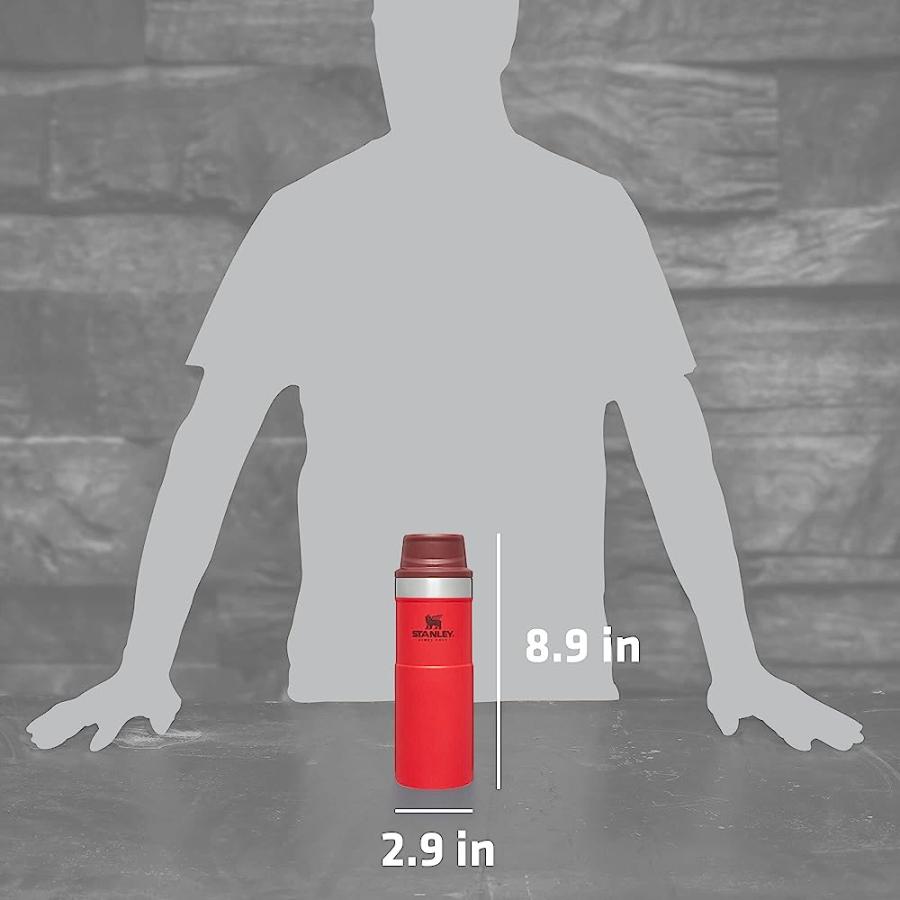 STANLEY TRIGGER-ACTION TRAVEL MUG 16OZ LAVA | STANLEY | 05
