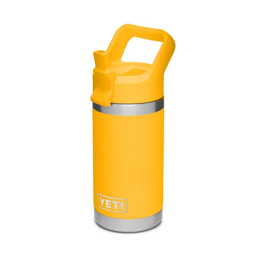 YETI Rambler Jr. 12オンス キッズボトル ストローキャップ付き 真空断熱 ステンレス製、アルパインイエロー | YETI