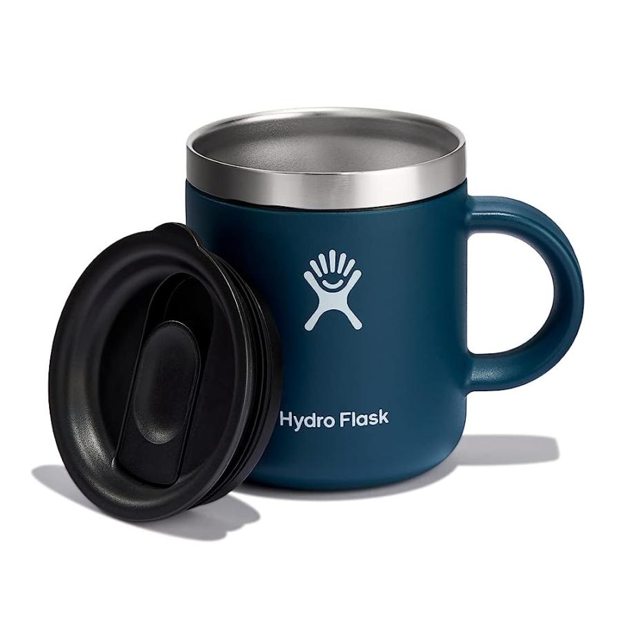 HYDRO FLASK MUG - INSULATED TRAVEL PORTABLE COFFEE TUMBLER WITH HANDLE, 6 FL OZ | HYDRO FLASK | 01