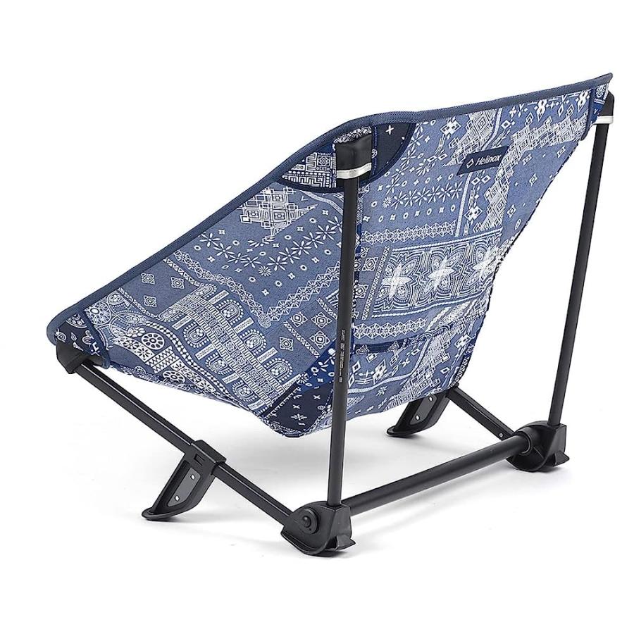 HELINOX INCLINE FESTIVAL CHAIR ADJUSTABLE OUTDOOR FOLDING CHAIR FOR EVENTS, BLUE BANDANA | Helinox | 01