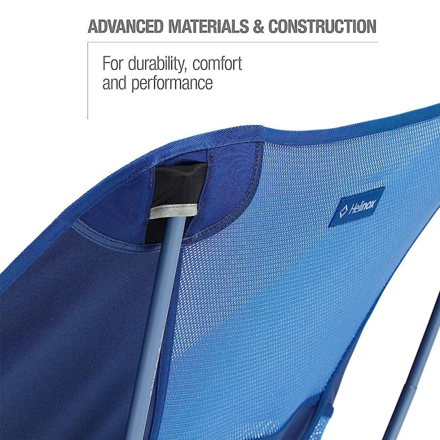 HELINOX CHAIR ONE XL LIGHTWEIGHT, PORTABLE, COLLAPSIBLE CAMPING CHAIR, BLUE BLOCK | Helinox | 04