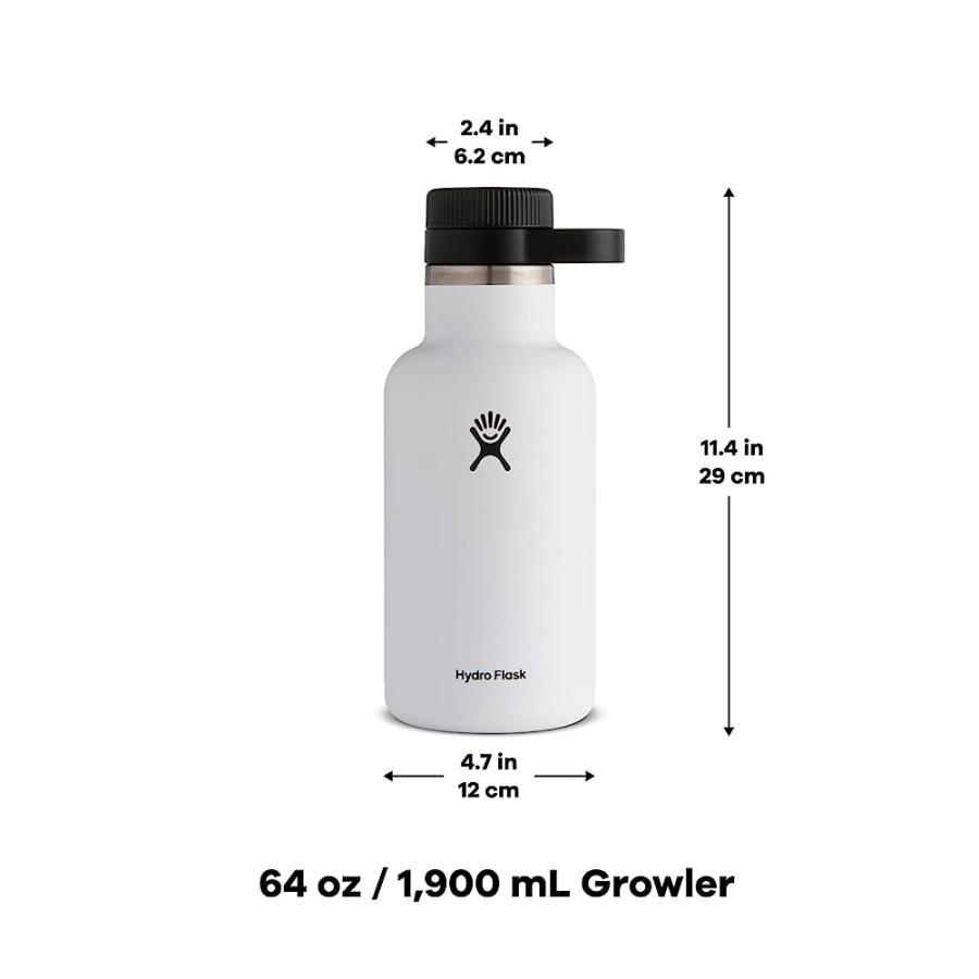 HYDRO FLASK 64 OZ GROWLER WHITE | HYDRO FLASK | 02
