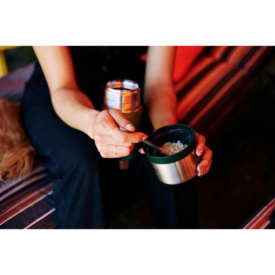 STANLEY CLASSIC VACUUM FOOD JAR 24OZ HAMMERTONE GREEN | STANLEY | 07