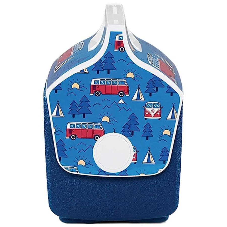 IGLOO 4 QUART LIMITED EDITION MINI VW CAMPING PORTABLE LUNCHBOX PLAYMATE MINI COOLER ICE BOX, SMALL (48847) | igloo | 02