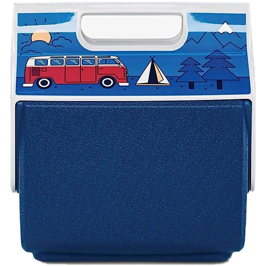 IGLOO 4 QUART LIMITED EDITION MINI VW CAMPING PORTABLE LUNCHBOX PLAYMATE MINI COOLER ICE BOX, SMALL (48847) | igloo | 05