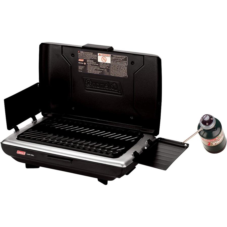 Coleman Camp Propane Grill , Black, 21" x 12.5" x 5.6" | Coleman