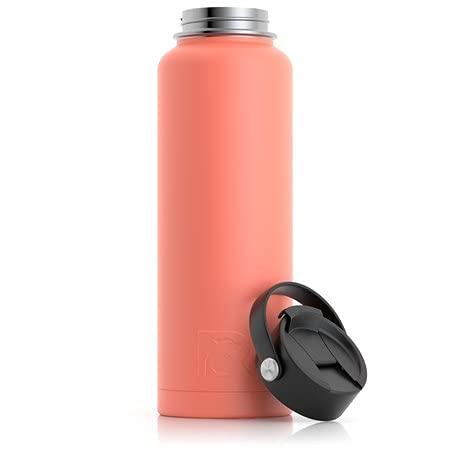 RTIC 40 OZ VACUUM INSULATED BOTTLE, METAL STAINLESS STEEL DOUBLE WALL INSULATION, BPA FREE REUSABLE, LEAK-PROOF THERMOS FLASK FOR WATER, HOT AND | 
