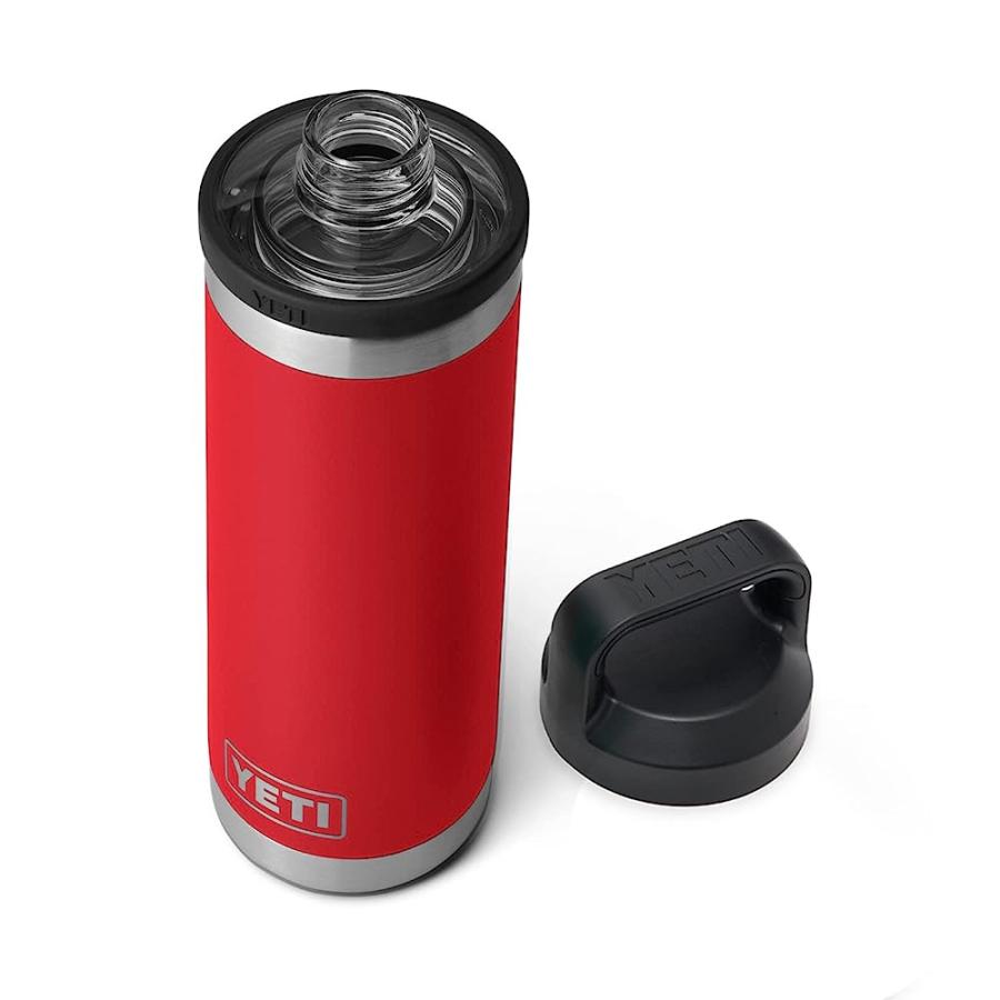 YETI RAMBLER 18 OZ BOTTLE, VACUUM INSULATED, STAINLESS STEEL WITH CHUG CAP, RESCUE RED | YETI