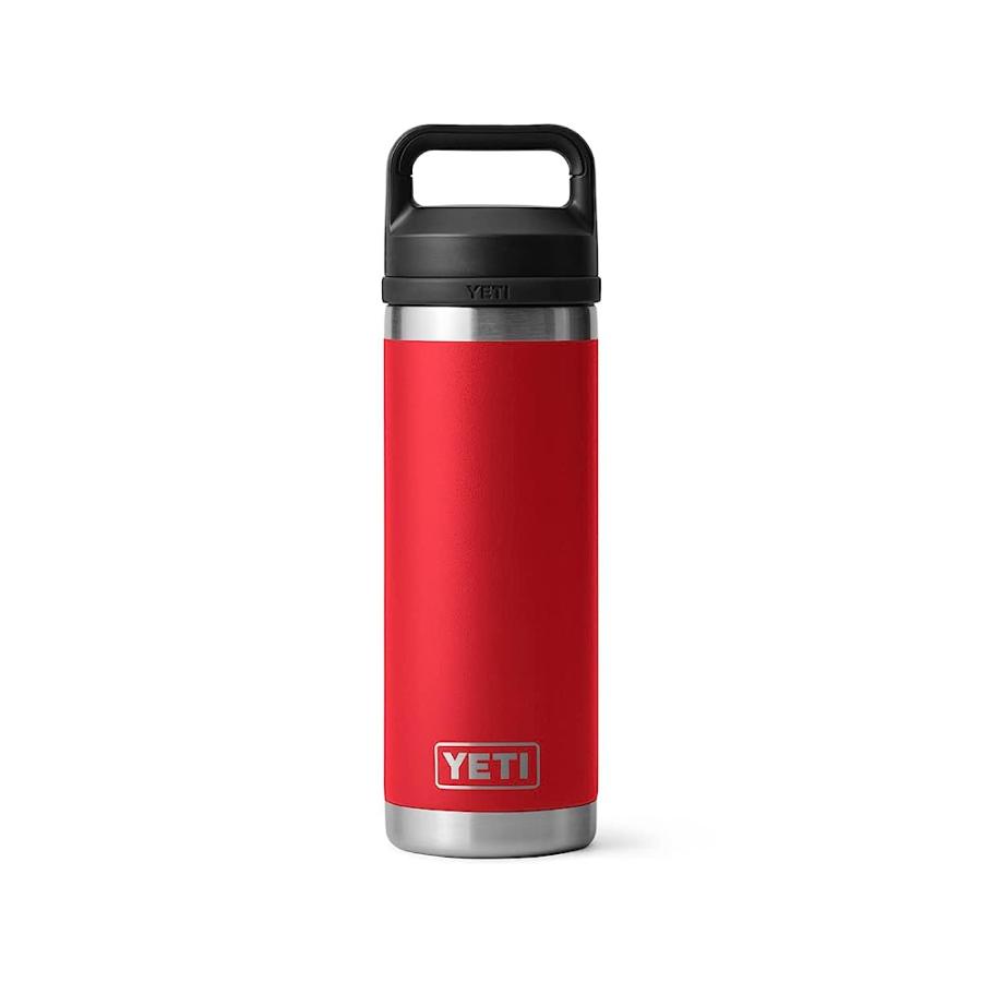 YETI RAMBLER 18 OZ BOTTLE, VACUUM INSULATED, STAINLESS STEEL WITH CHUG CAP, RESCUE RED | YETI | 02