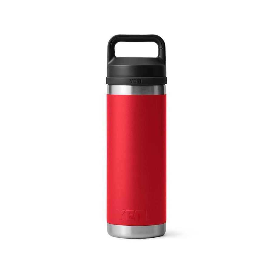 YETI RAMBLER 18 OZ BOTTLE, VACUUM INSULATED, STAINLESS STEEL WITH CHUG CAP, RESCUE RED | YETI | 06