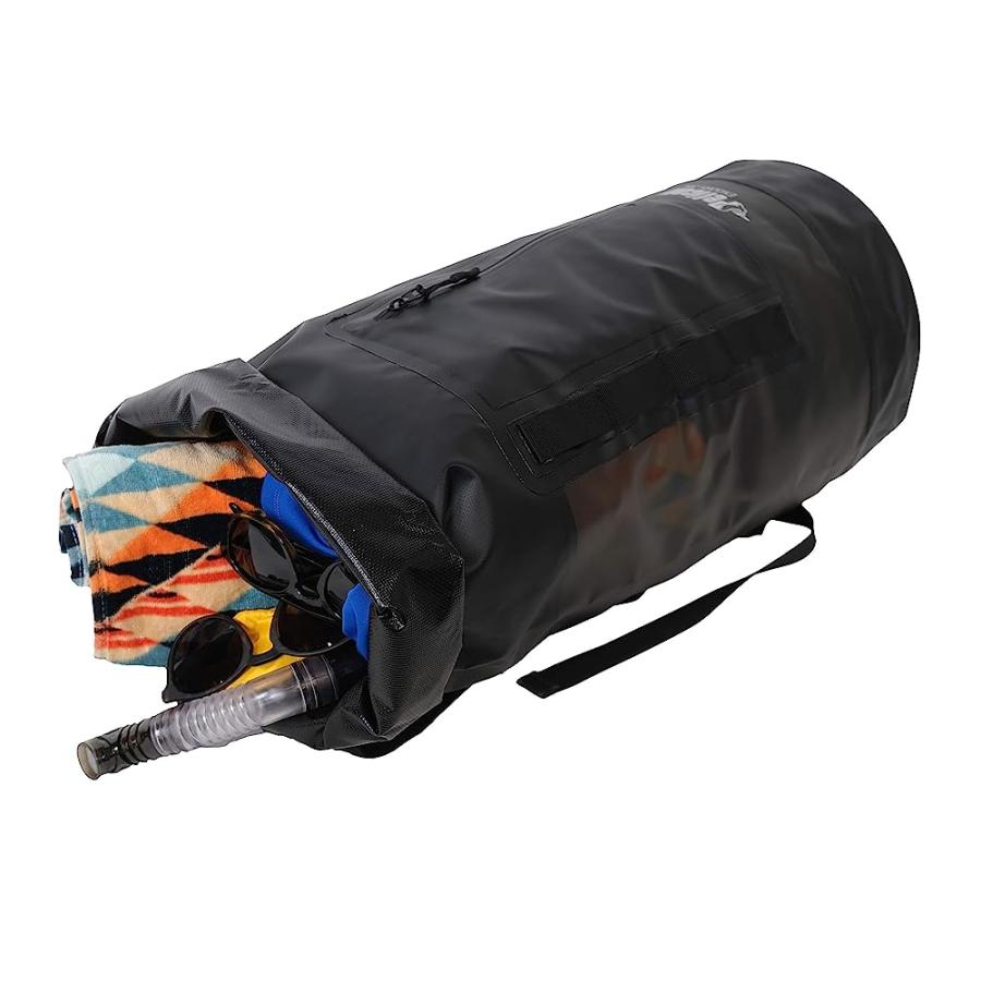 PELICAN EXODRY 30L LARGE DRYBAG BLACK WATERPROOF BACKPACK-TYPE SHOULDER STRAPS THICK & LIGHTWEIGHT ROLL TOP COMPRESSION KEEPS GEAR DRY FOR KAYAKI | PELICAN PRODUCTS | 02