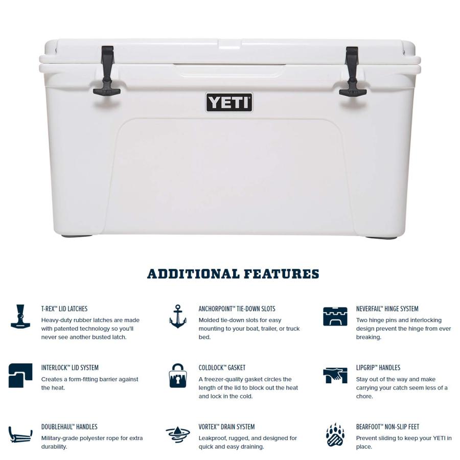 YETI Tundra 75 クーラー:YETIボックス、ホワイト | YETI | 05