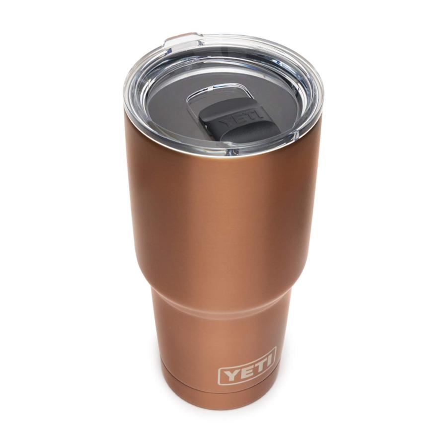 YETI Rambler 30オンス タンブラー マグスライダー蓋付き 真空断熱 ステンレス製、カッパー | YETI
