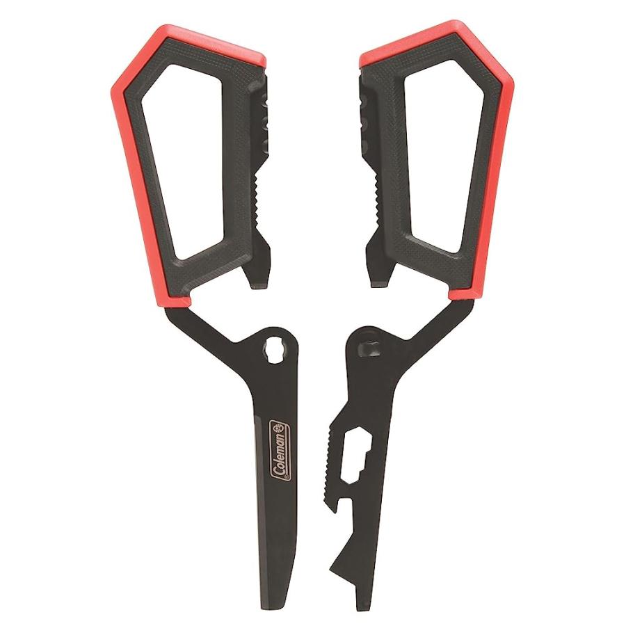 COLEMAN RUGGED MULTI-USE SCISSORS , BLACK & RED | Coleman | 01