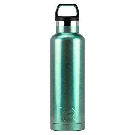 RTIC 20 OZ VACUUM INSULATED WATER BOTTLE, METAL STAINLESS STEEL DOUBLE WALL INSULATION, BPA FREE REUSABLE, LEAK-PROOF THERMOS FLASK FOR HOT AND C | 