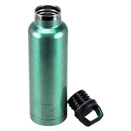 RTIC 20 OZ VACUUM INSULATED WATER BOTTLE, METAL STAINLESS STEEL DOUBLE WALL INSULATION, BPA FREE REUSABLE, LEAK-PROOF THERMOS FLASK FOR HOT AND C |  | 02
