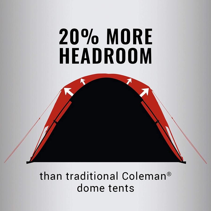 Coleman Skydome Camping Tent 6 Person, Blue | Coleman | 02