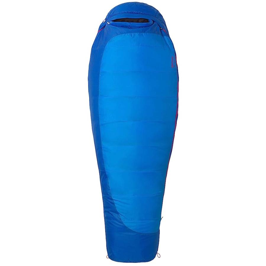 MARMOT TRESTLES 15 LONG WOMEN'S COLD-WEATHER MUMMY SLEEPING BAG, 15-DEGREE RATING, BLUE | Marmot