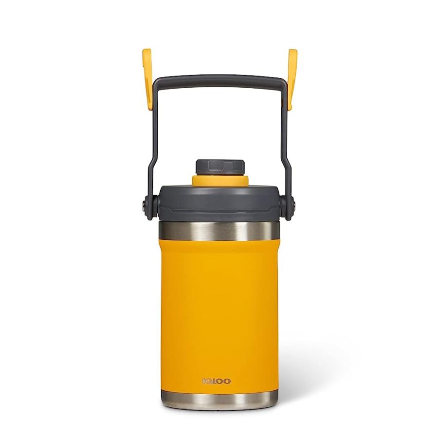 IGLOO 1/2 GAL YELLOW STAINLESS STEEL SPORT JUG | LES CREATIONS