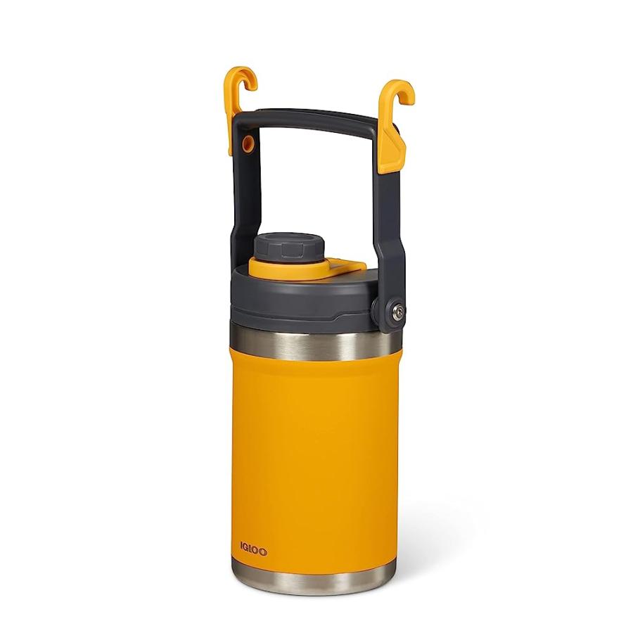 IGLOO 1/2 GAL YELLOW STAINLESS STEEL SPORT JUG | LES CREATIONS | 01